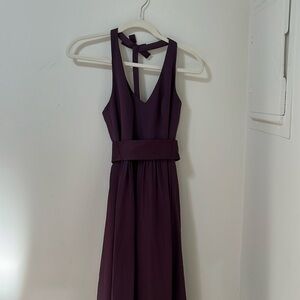 Vera Wang White belted dress